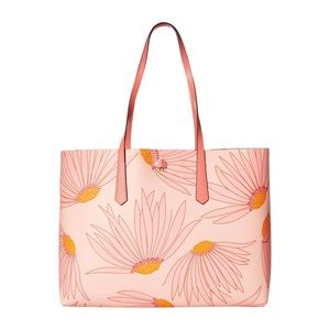 Kate Spade Pink Flower Large Tote bag